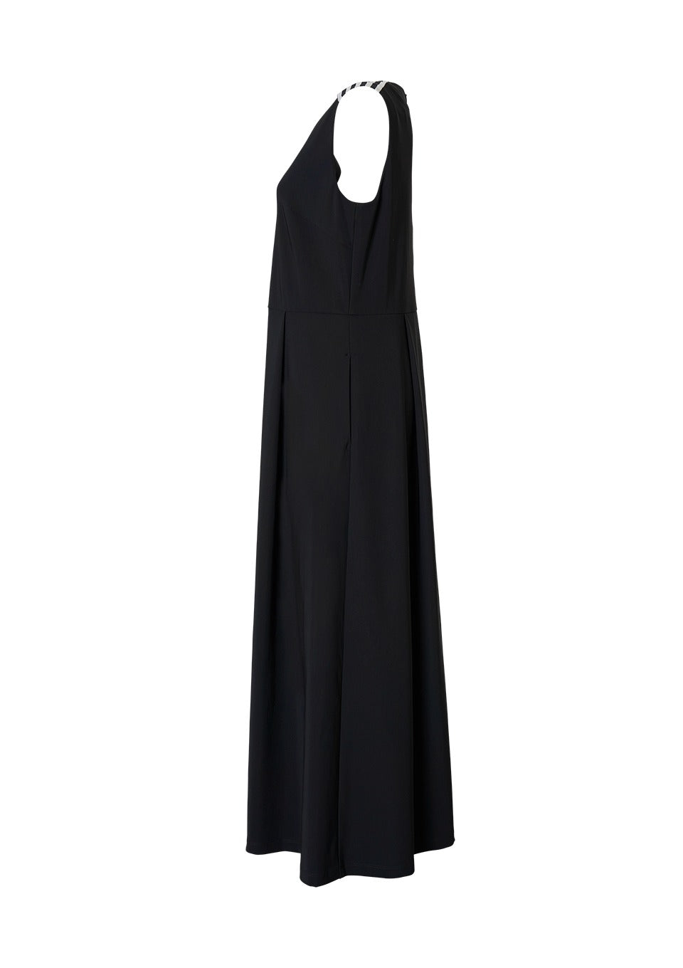BORDER SLEEVELESS DRESS