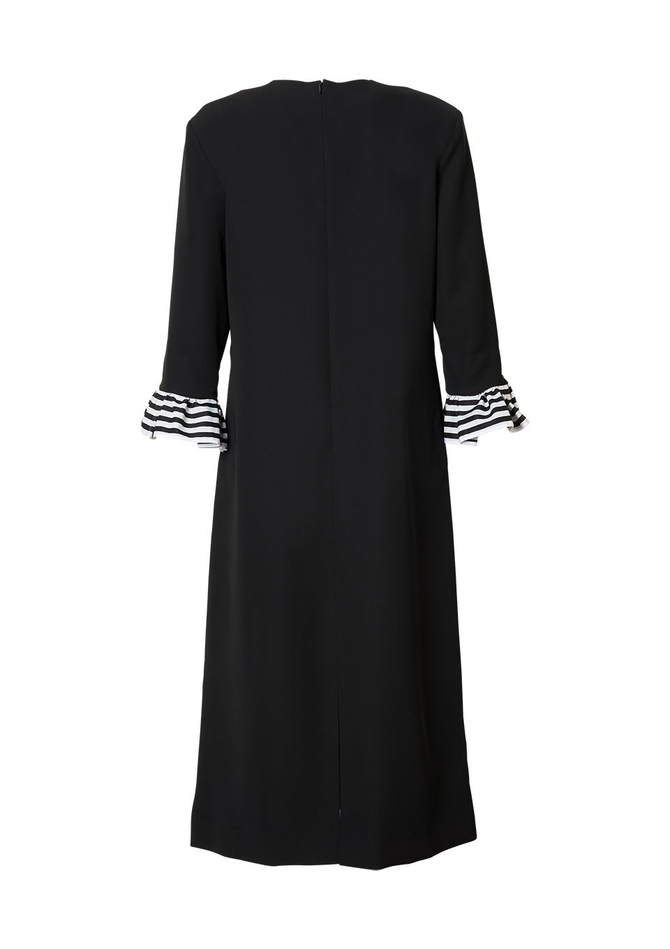 RUFFLE SLEEVES DRESS