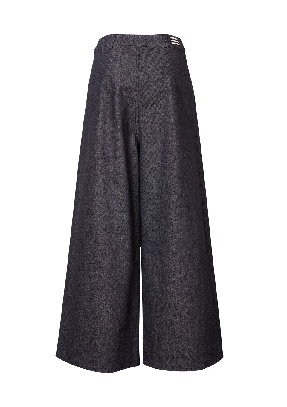 DENIM TUCK PANTS