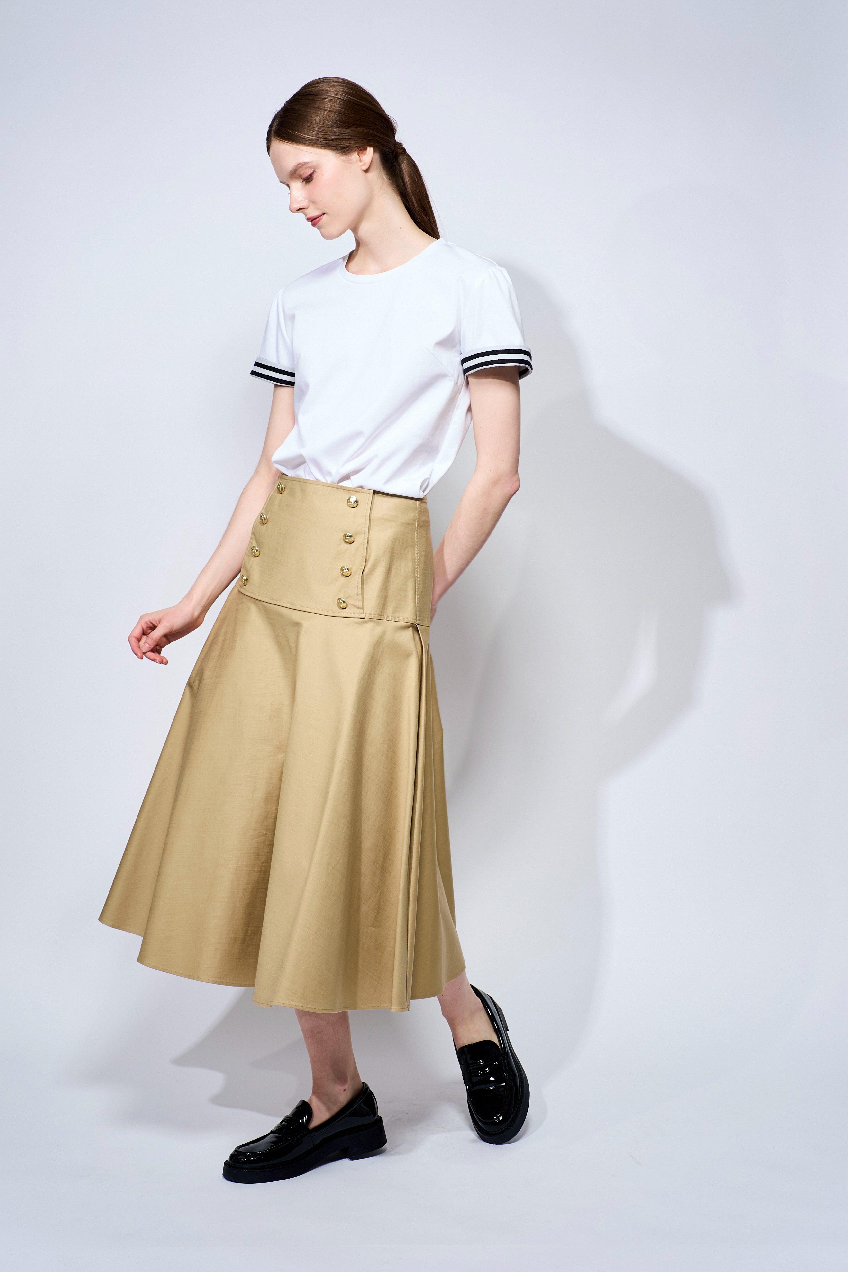 BORDER CUFF TEE