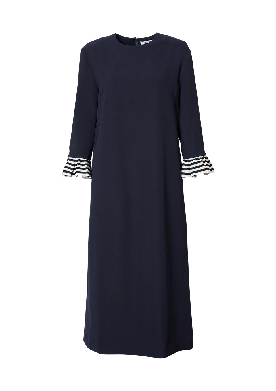 RUFFLE SLEEVES DRESS