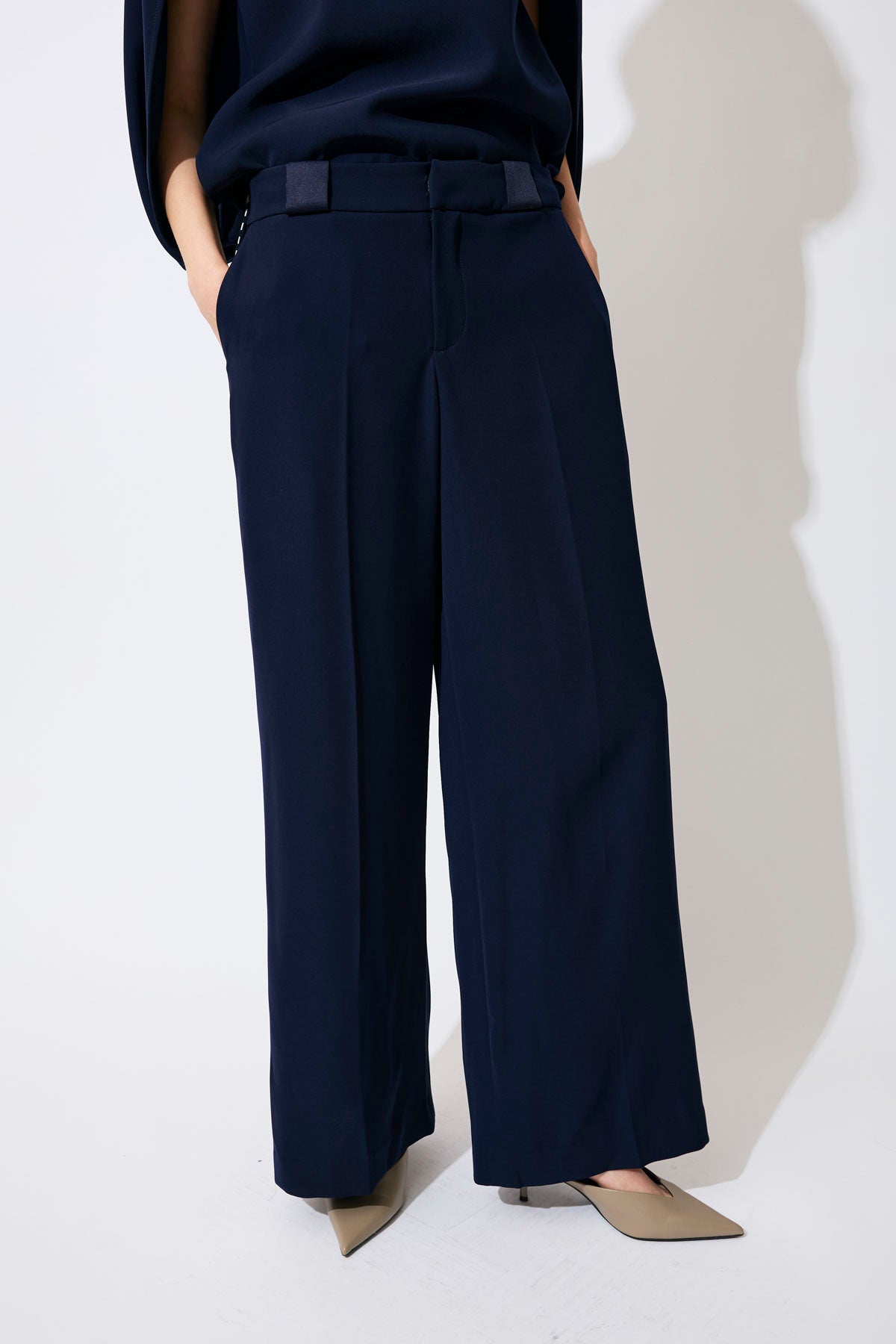 TWILL WIDE PANTS LT