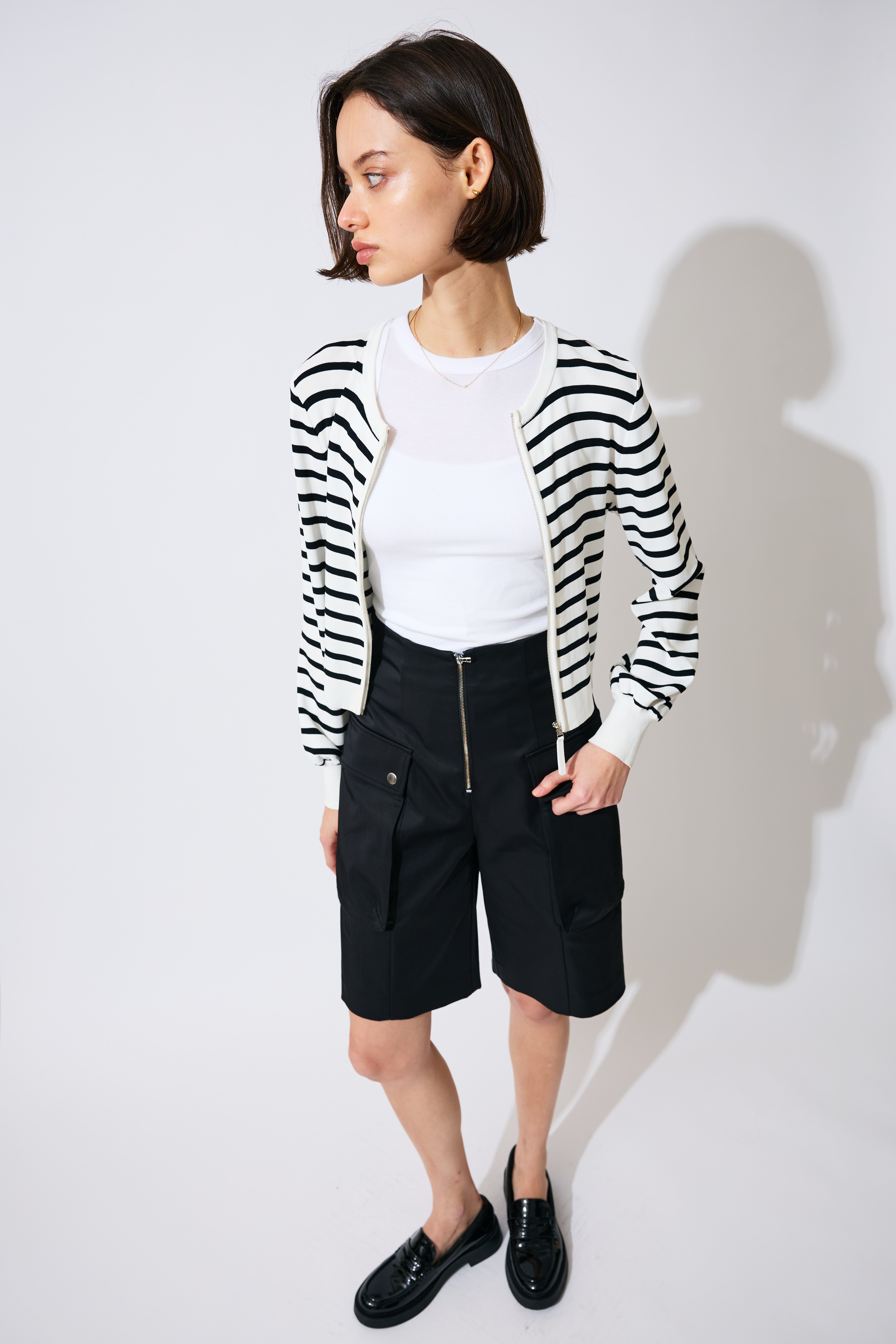 RAYON KNIT CARDIGAN