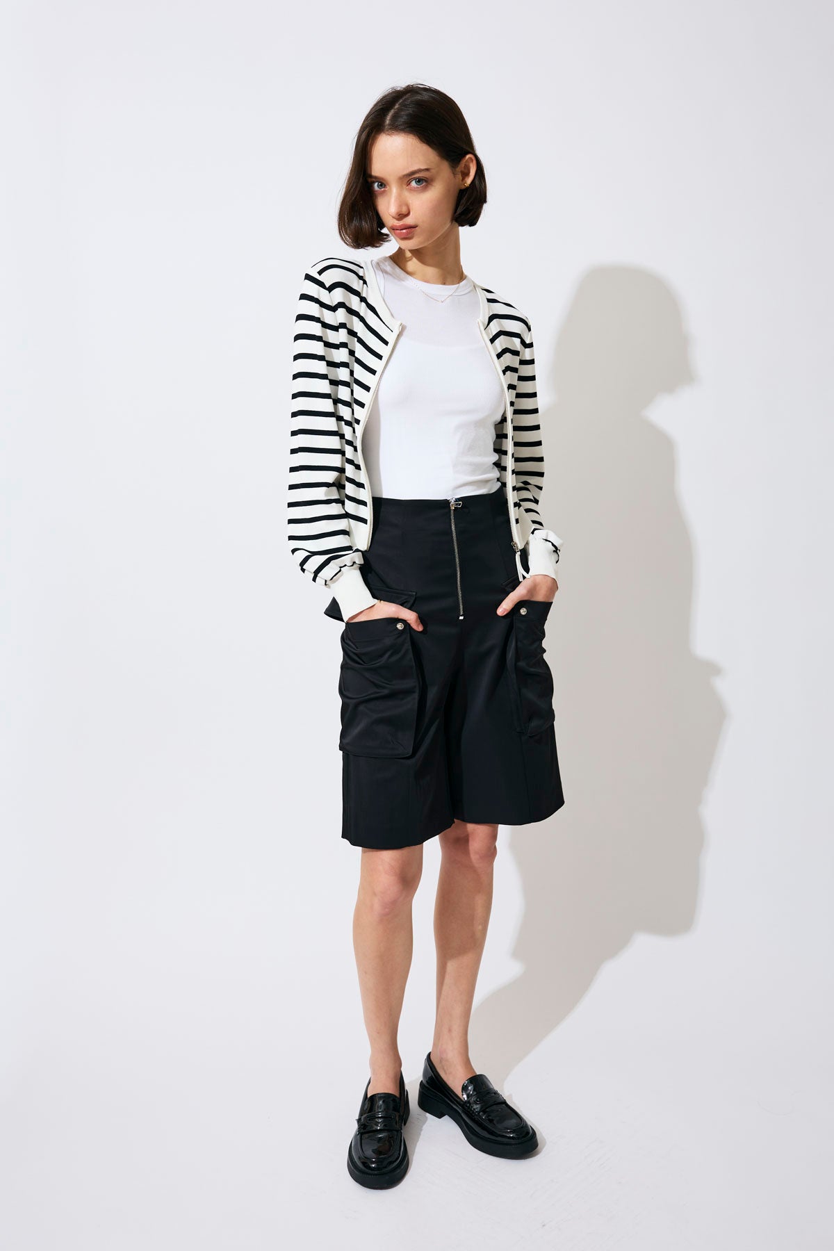 RAYON KNIT CARDIGAN