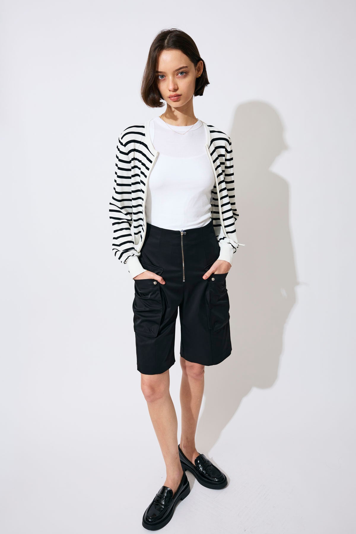 RAYON KNIT CARDIGAN