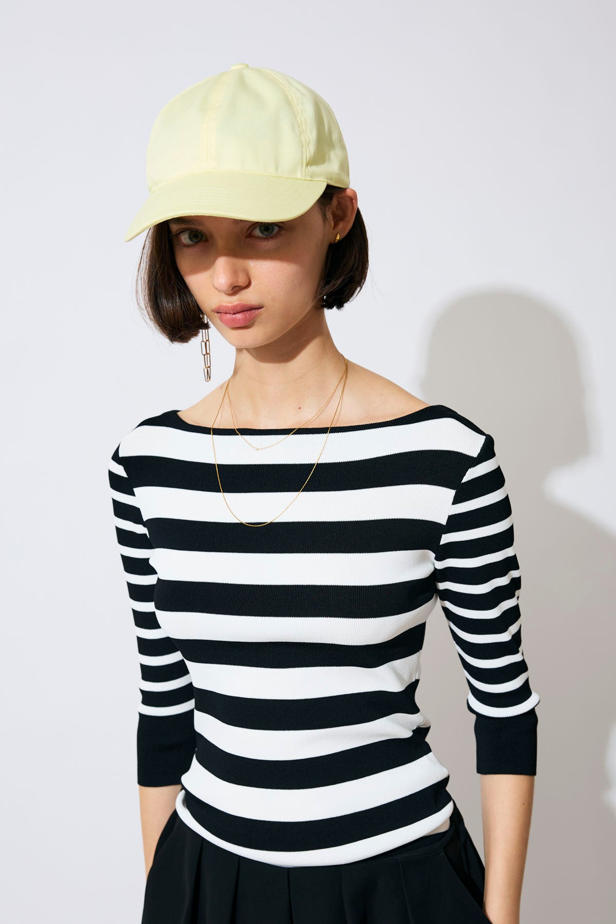 新品BORDERS at BALCONY border chainキャップ BORDER CHAIN CAP