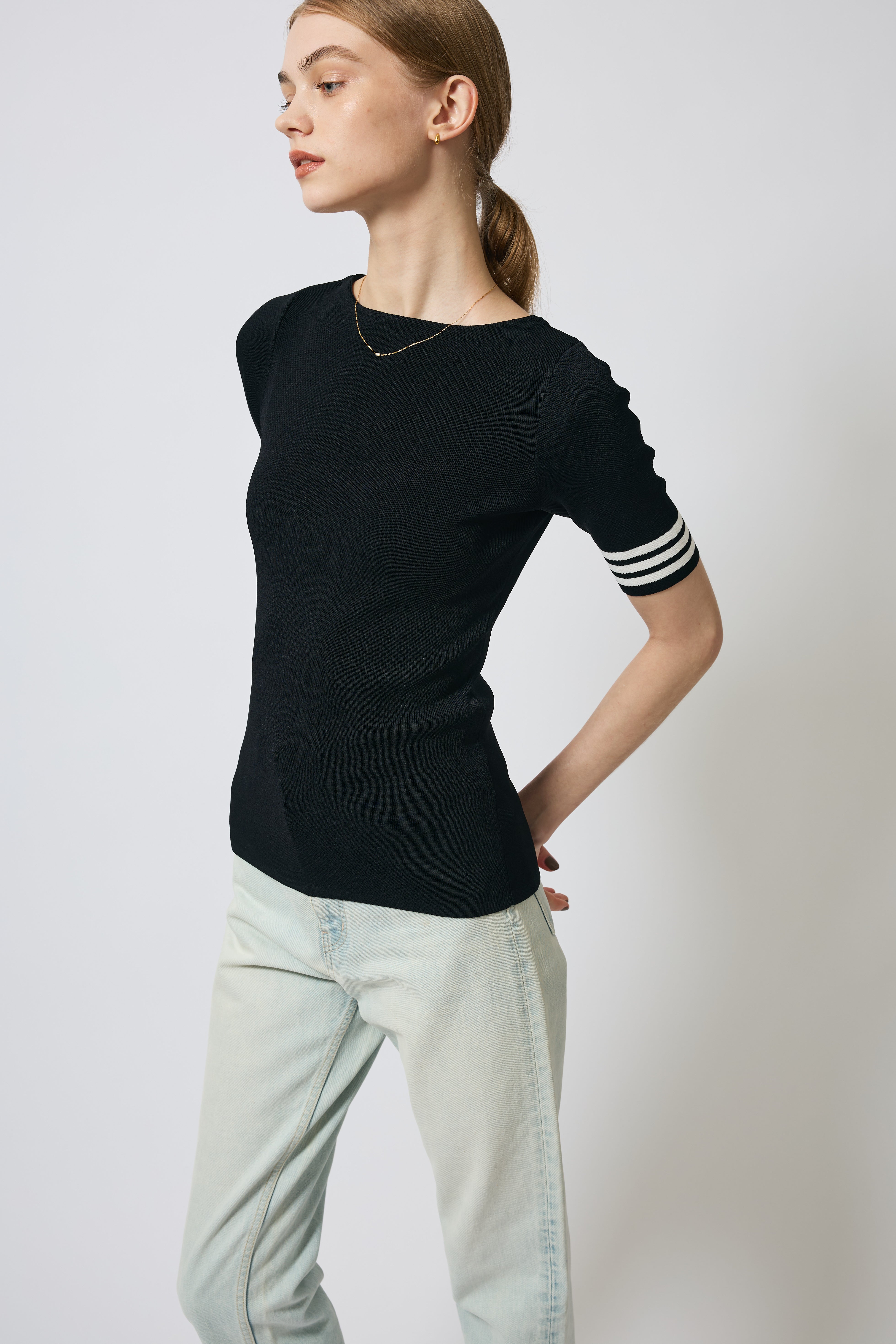 BOATNECK SHORT SLEEVE