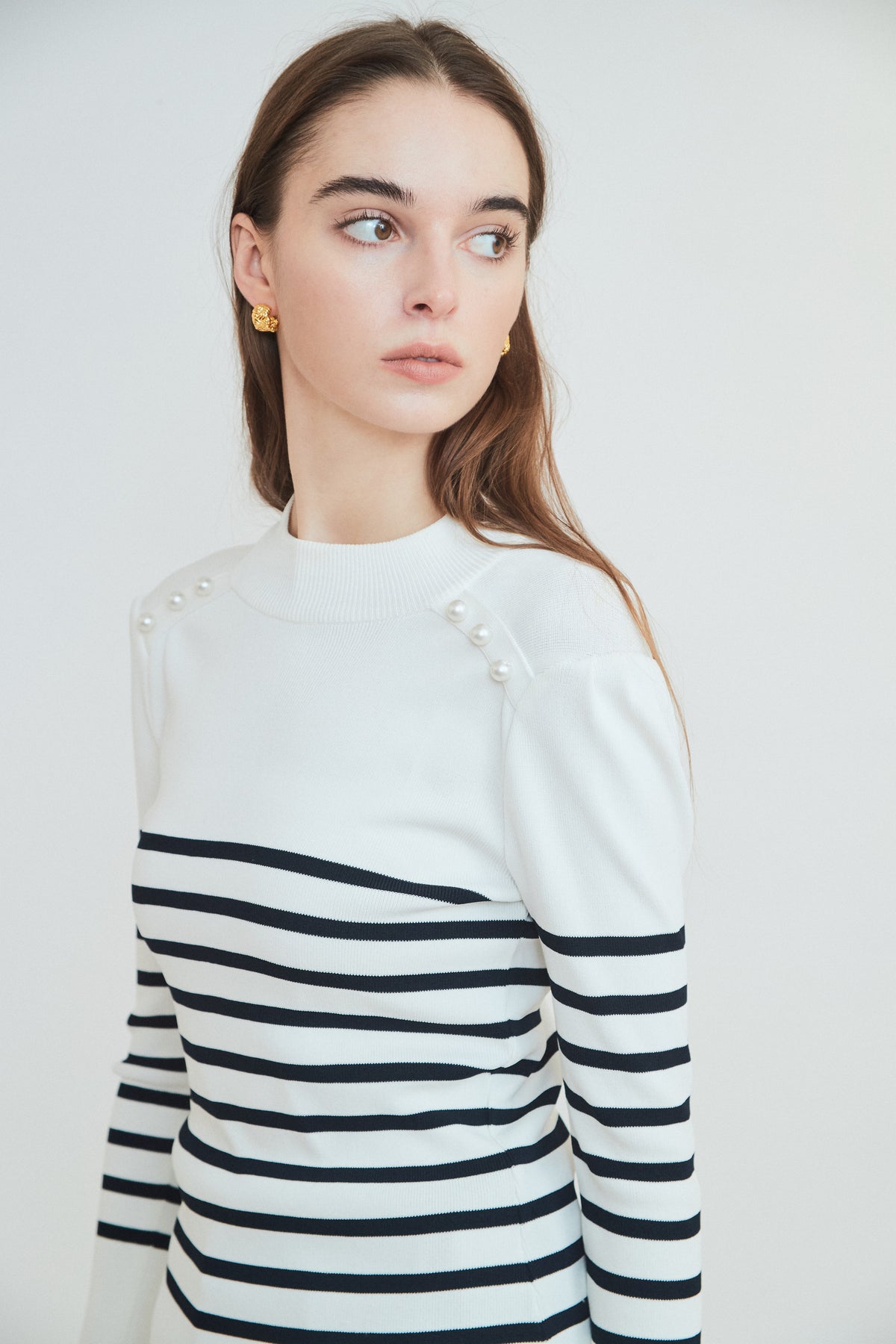 BORDER PEARL TOP