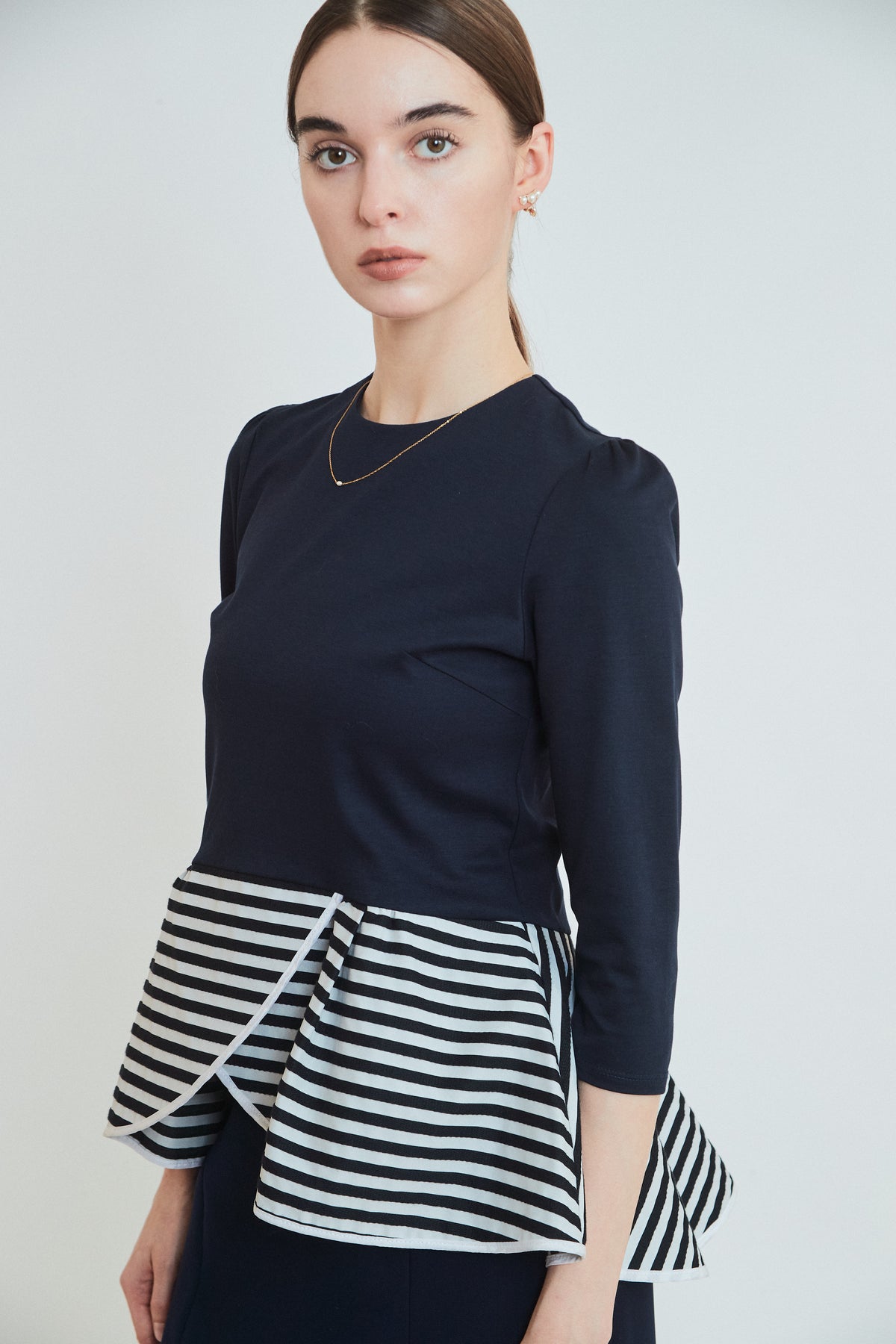 PEPLUM TEE 3/4