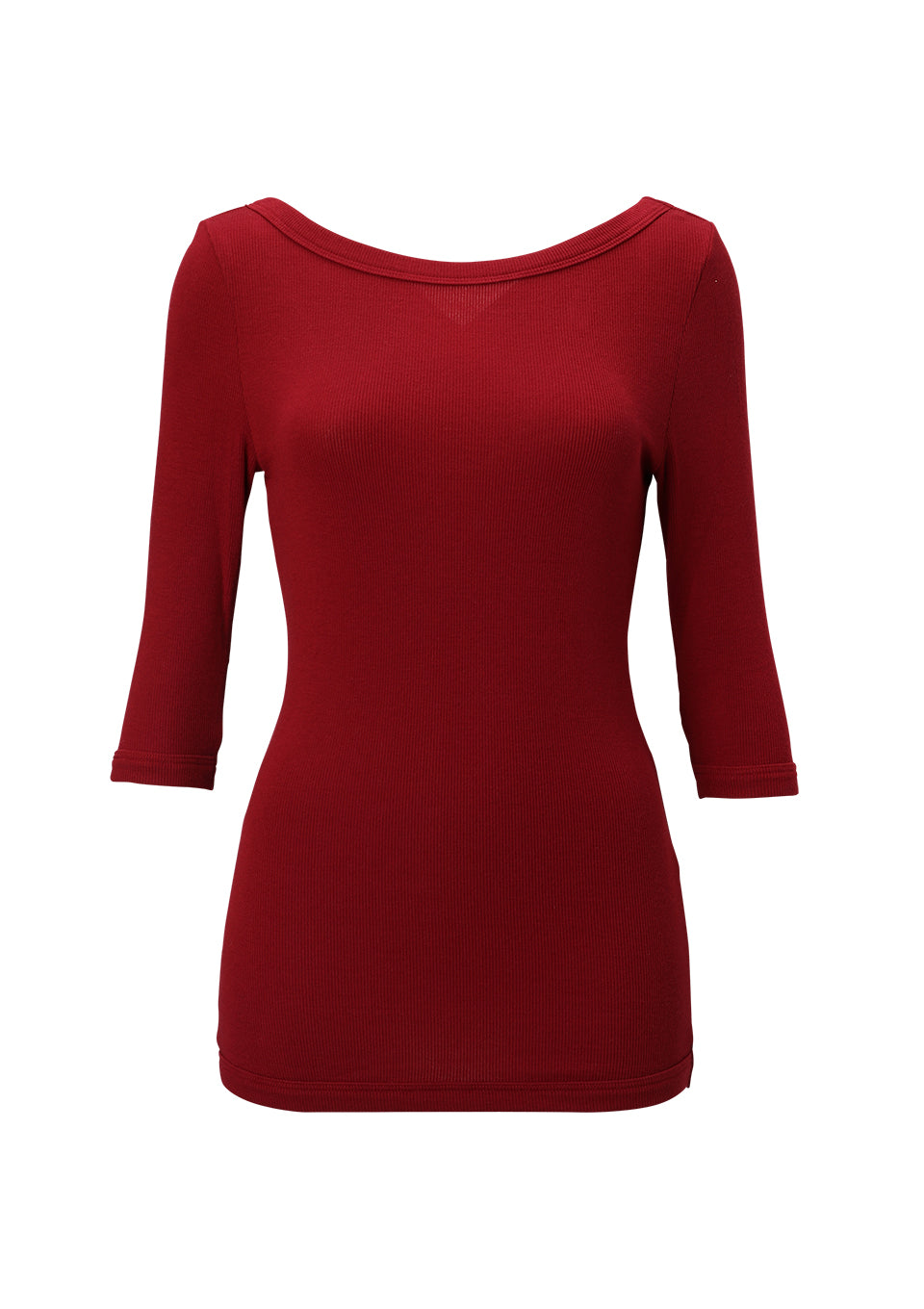 HALF SLEEVE RIB TEE