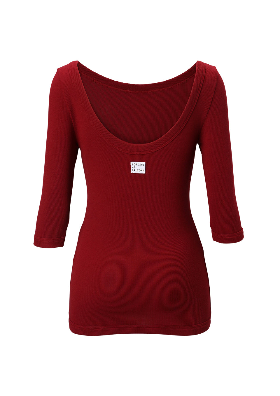HALF SLEEVE RIB TEE