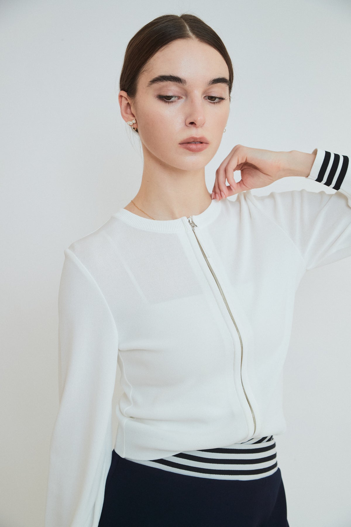 RAYON KNIT CARDIGAN