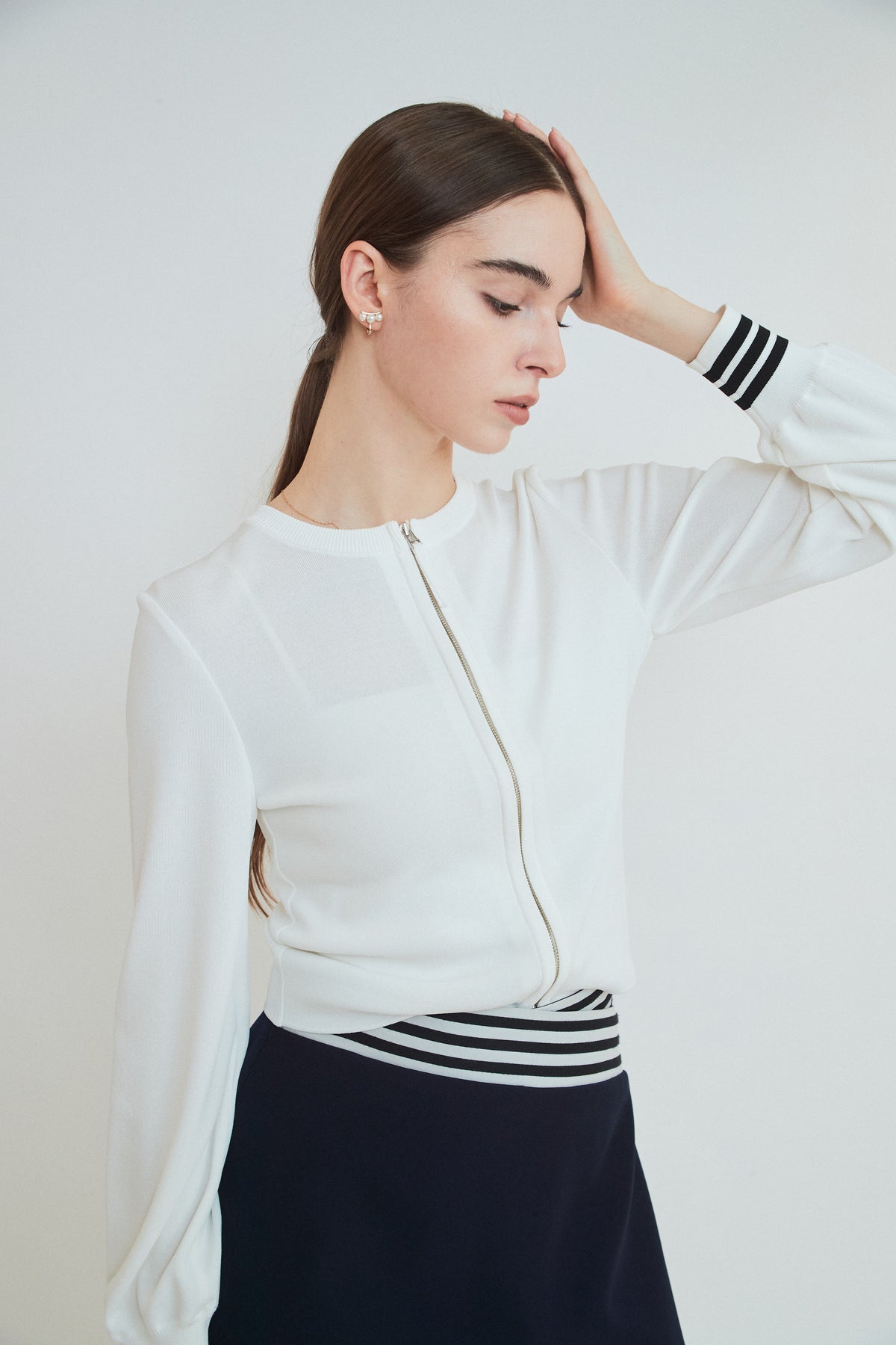 RAYON KNIT CARDIGAN