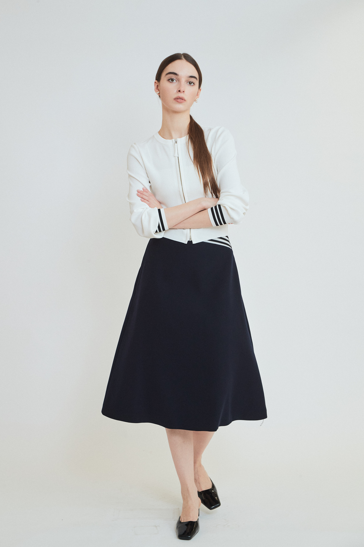 RAYON KNIT CARDIGAN