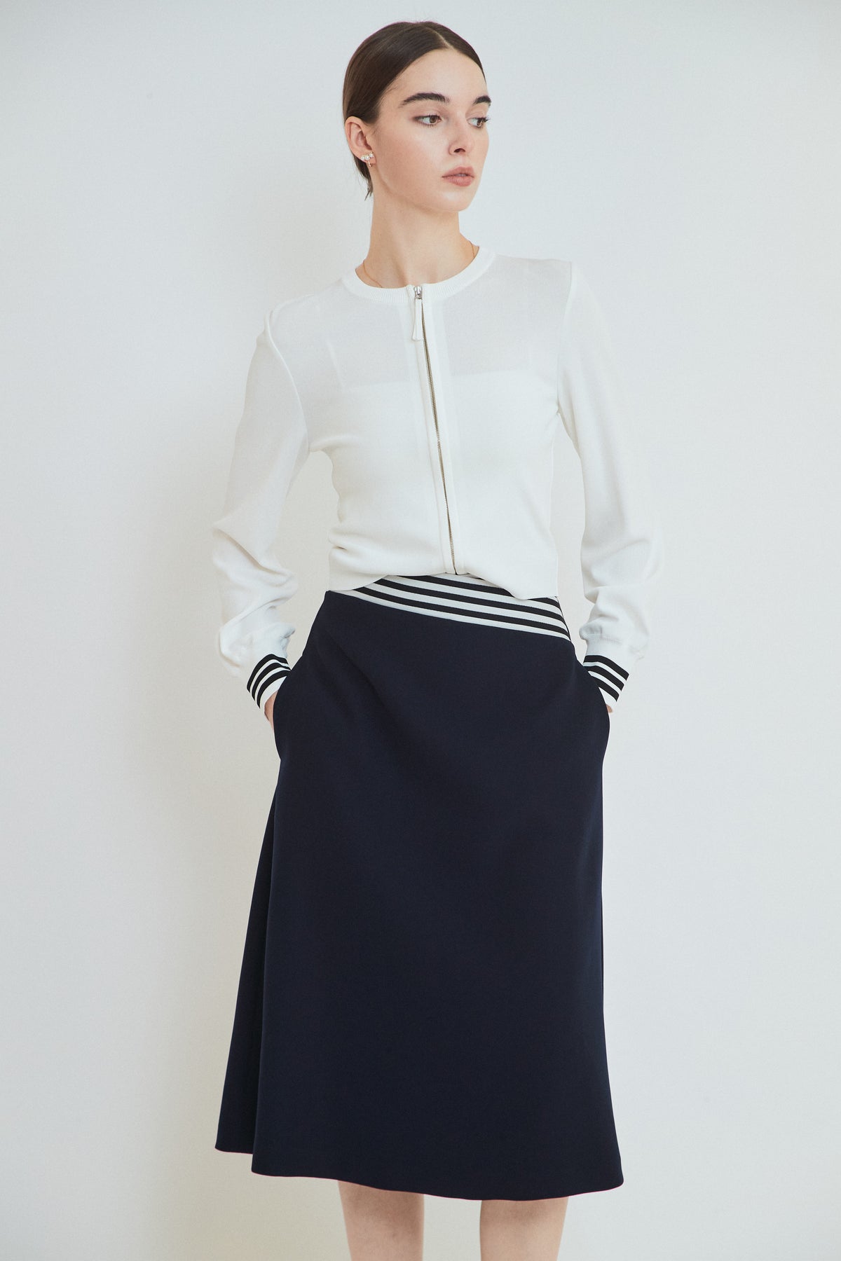 RAYON KNIT CARDIGAN