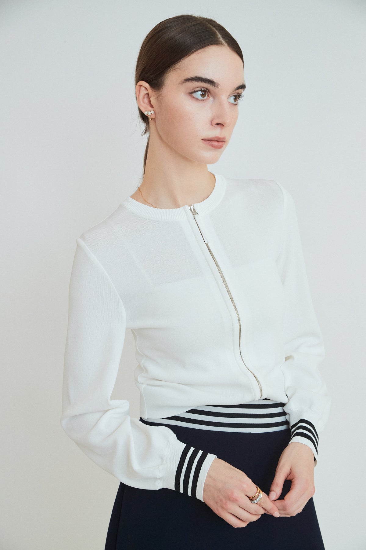 RAYON KNIT CARDIGAN
