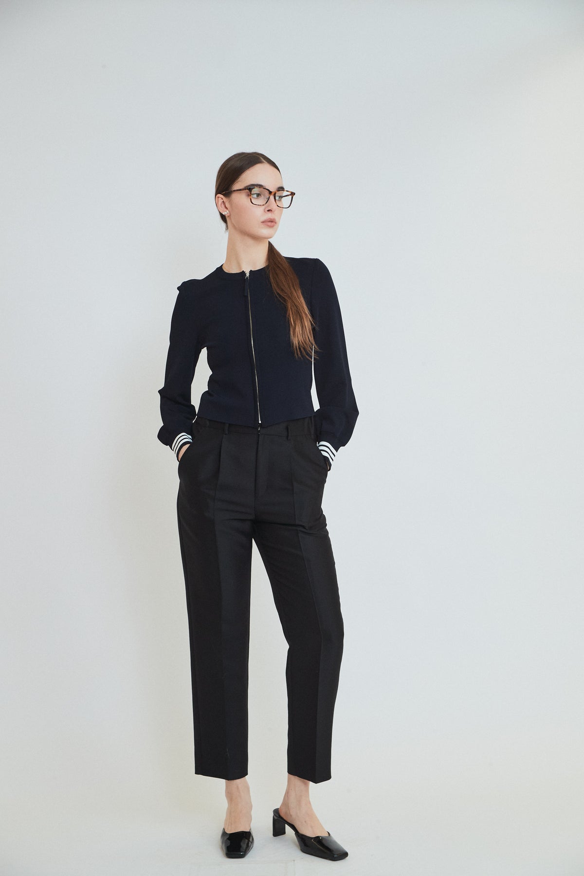 RAYON KNIT CARDIGAN