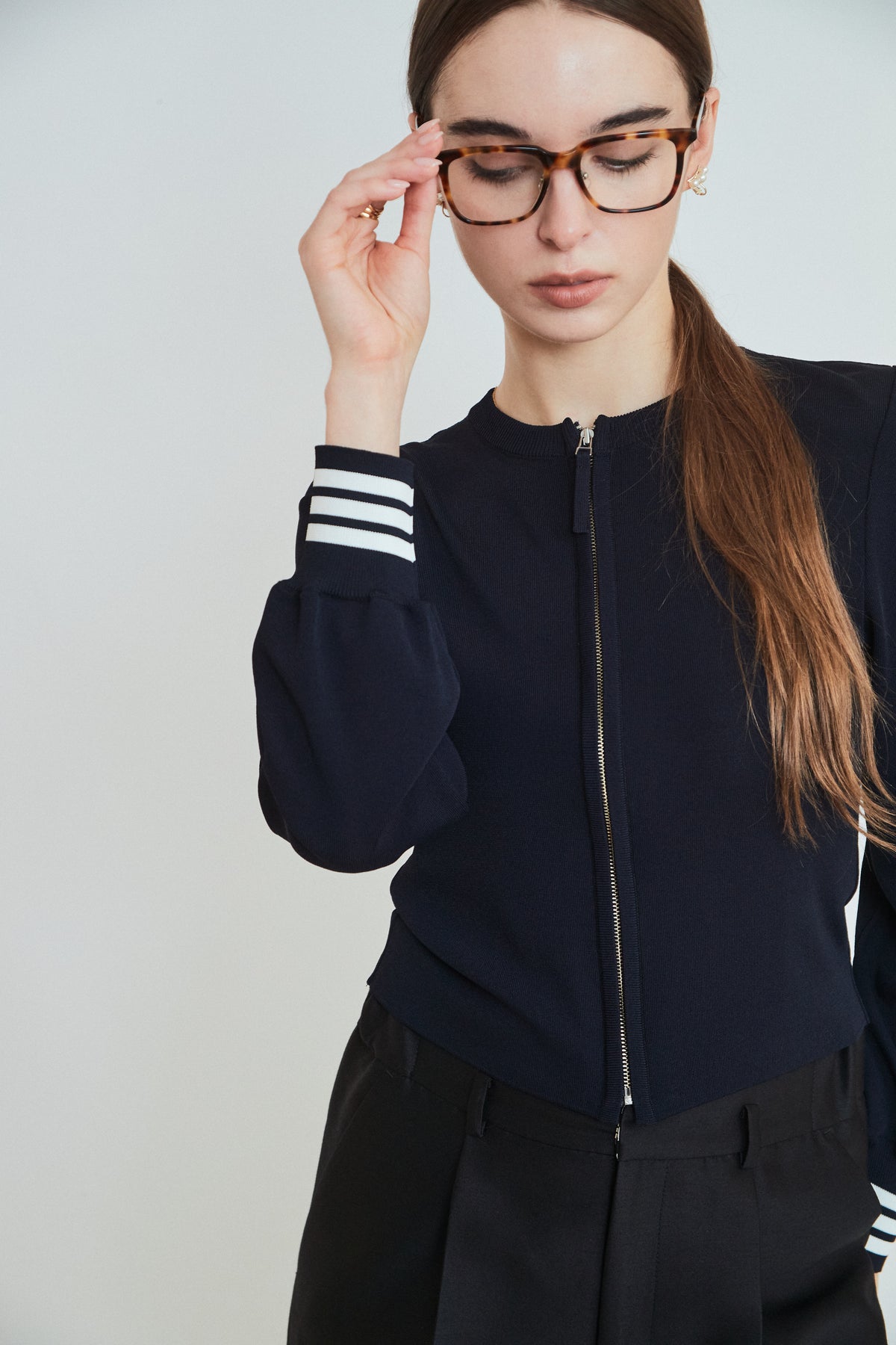 RAYON KNIT CARDIGAN