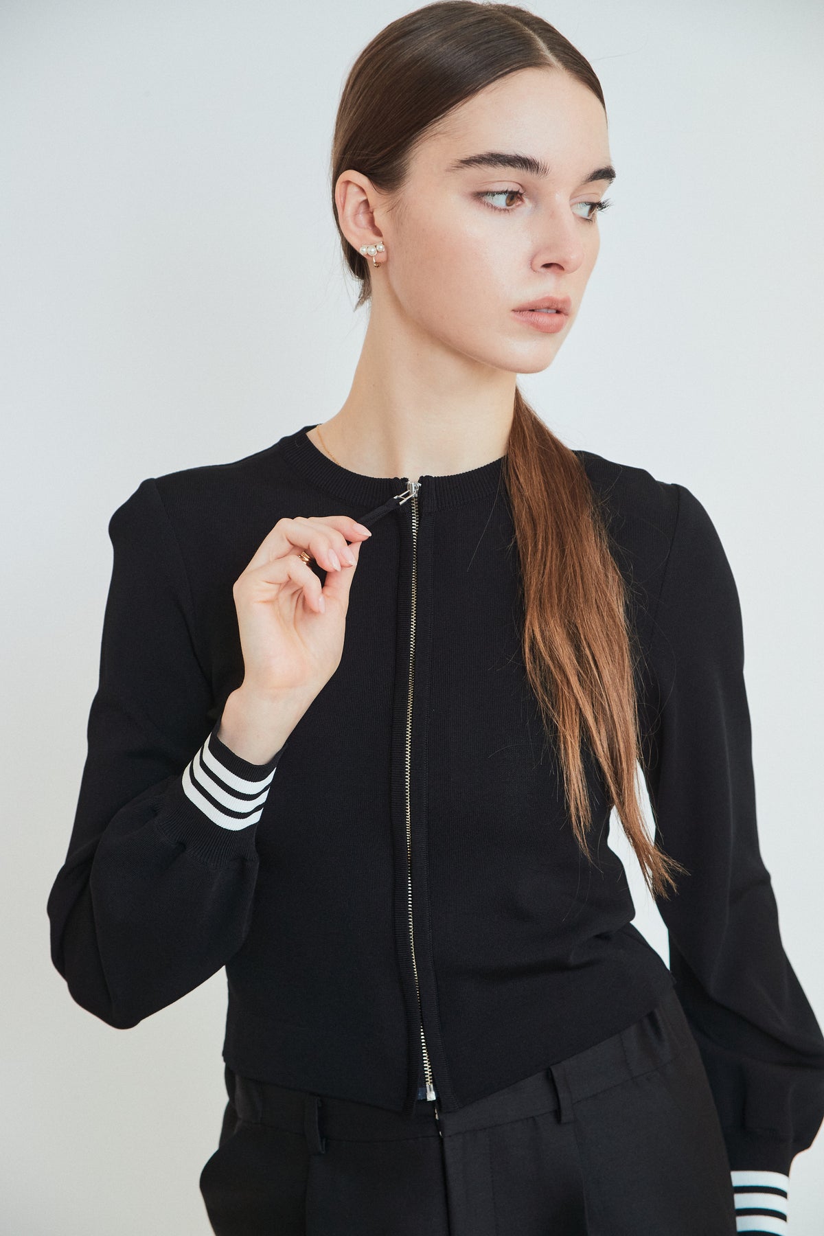 RAYON KNIT CARDIGAN