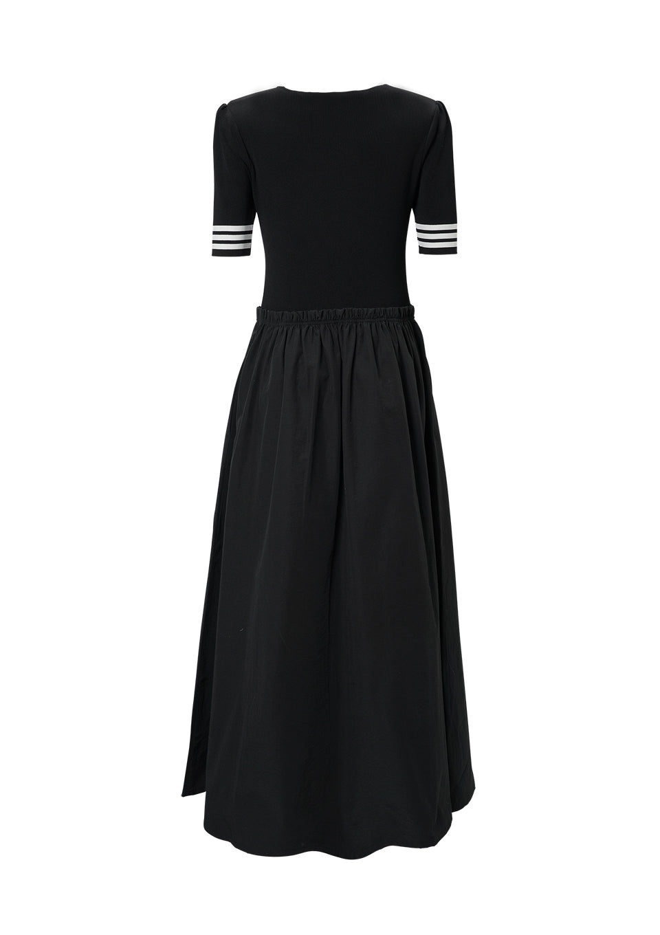 KNIT COMBINATION DRESS