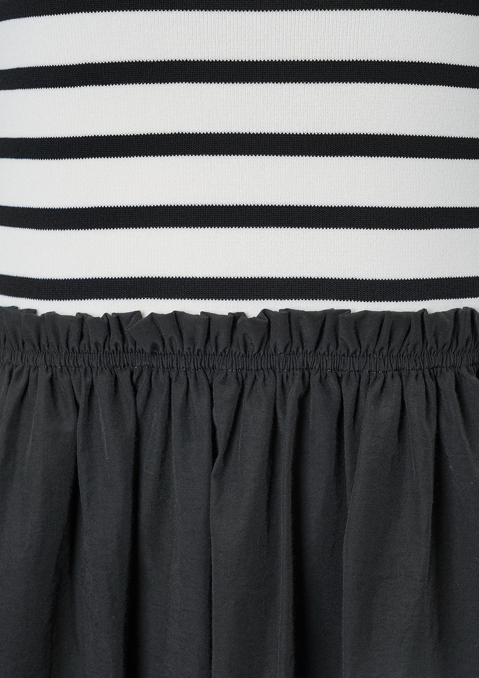 KNIT COMBINATION DRESS
