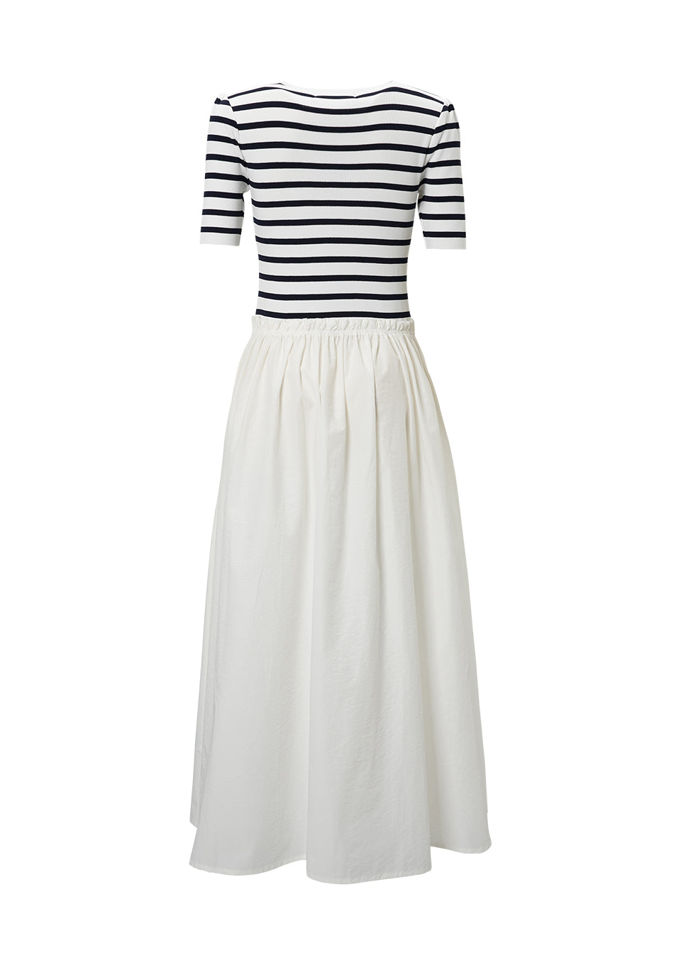 KNIT COMBINATION DRESS