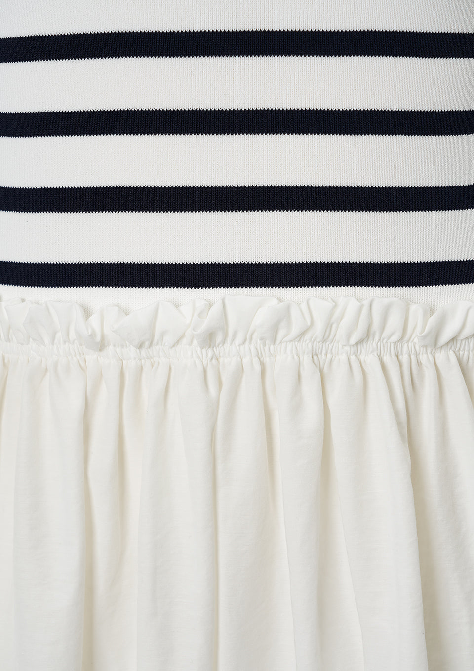 KNIT COMBINATION DRESS