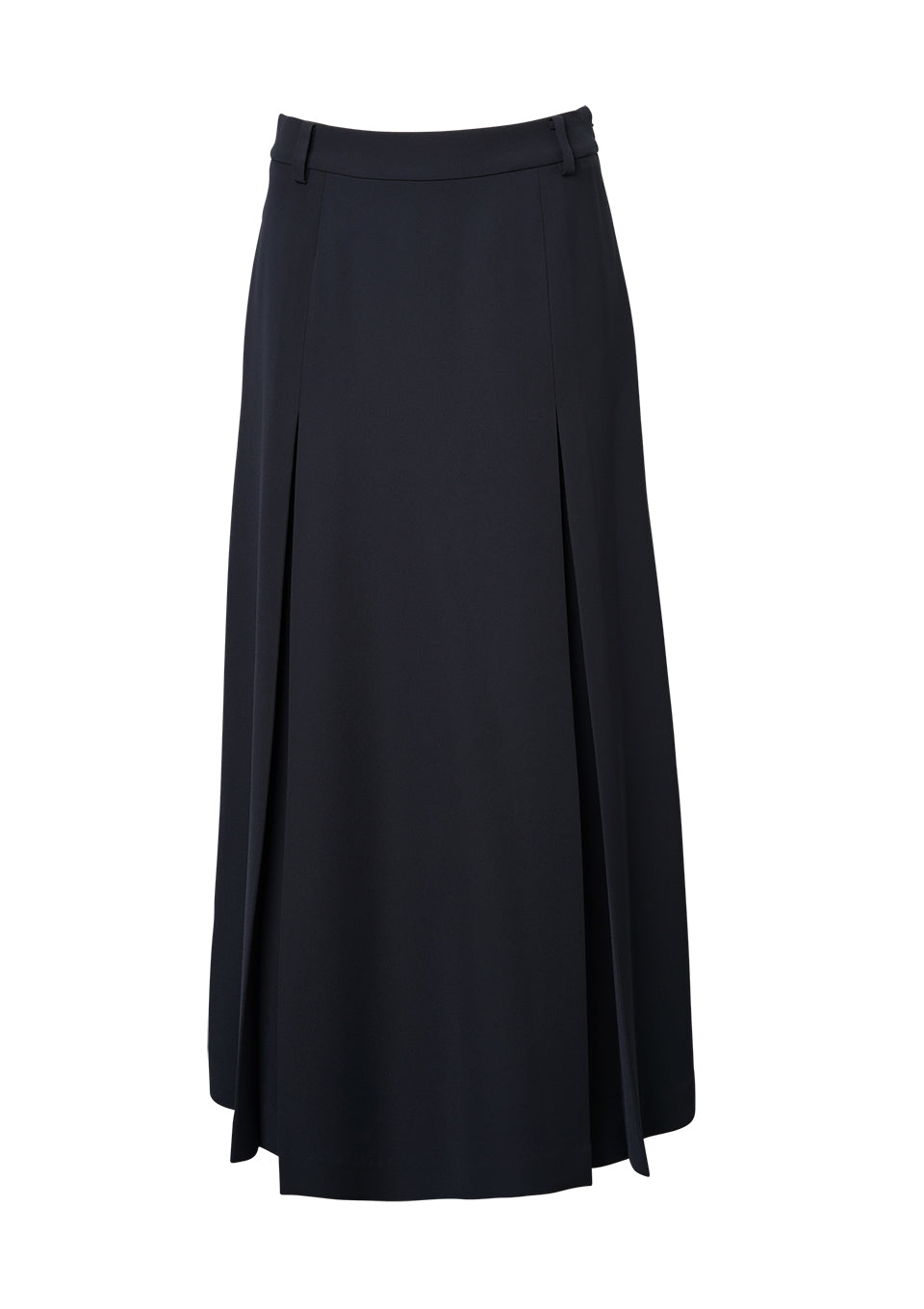 BOX PLEATS MAXI SKIRT