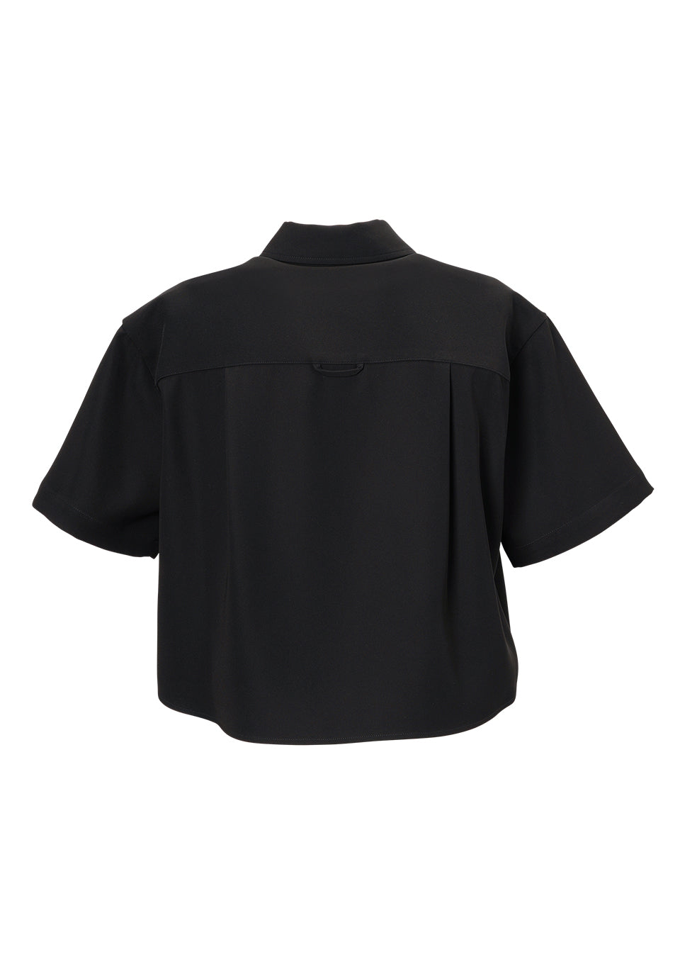 CROPPED TWILL TOP