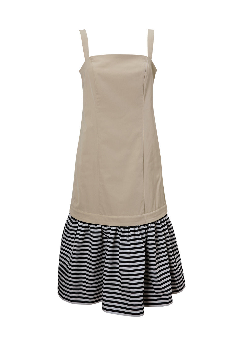 BORDER STRAP DRESS