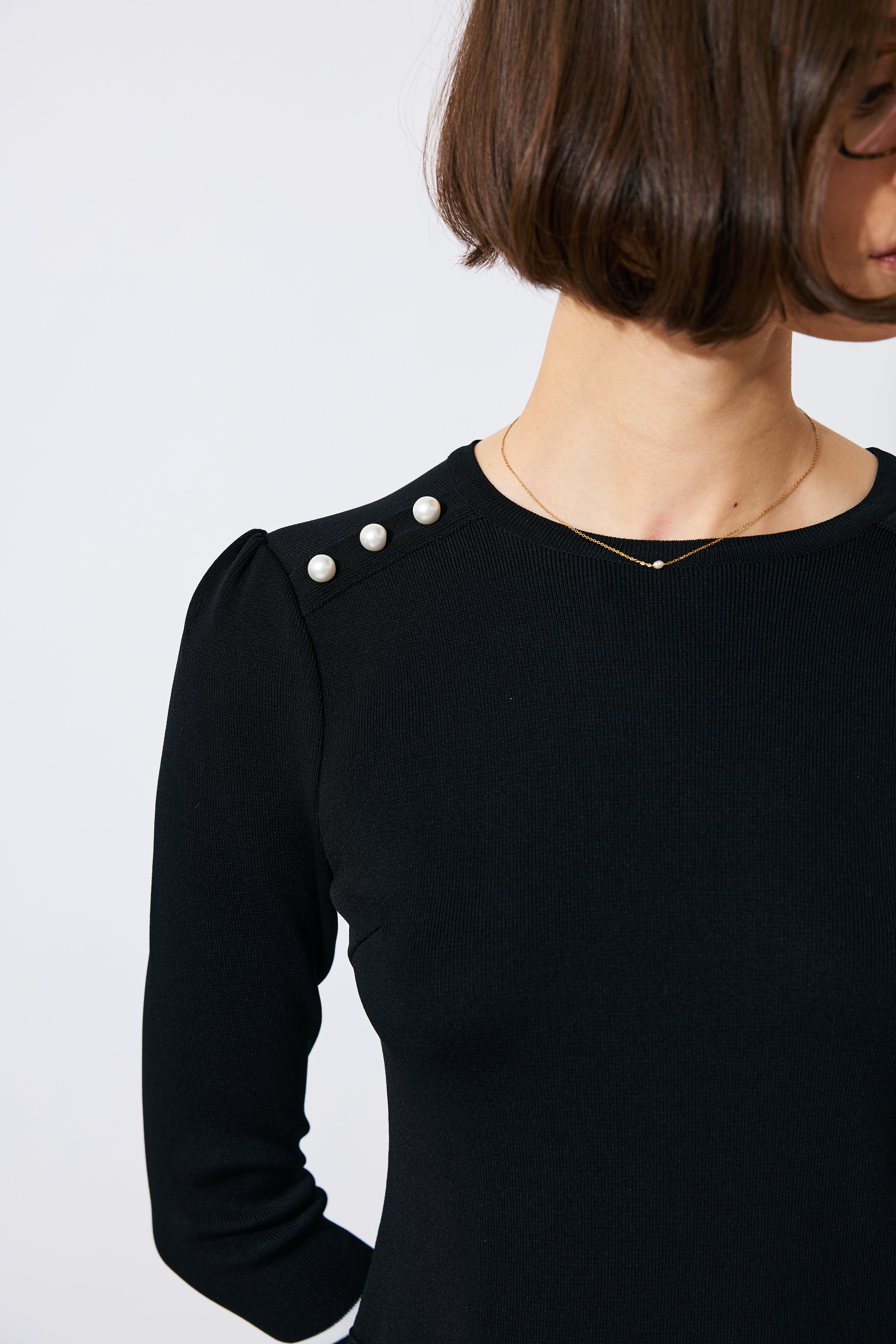 【予約商品】RAYON PEPLUM KNIT