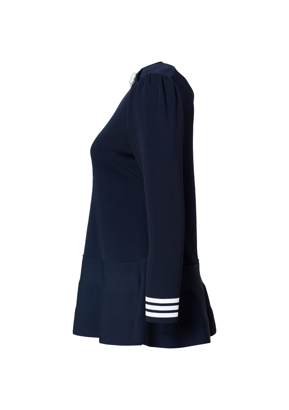 【予約商品】RAYON PEPLUM KNIT