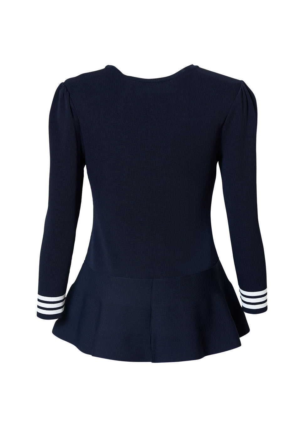 【予約商品】RAYON PEPLUM KNIT