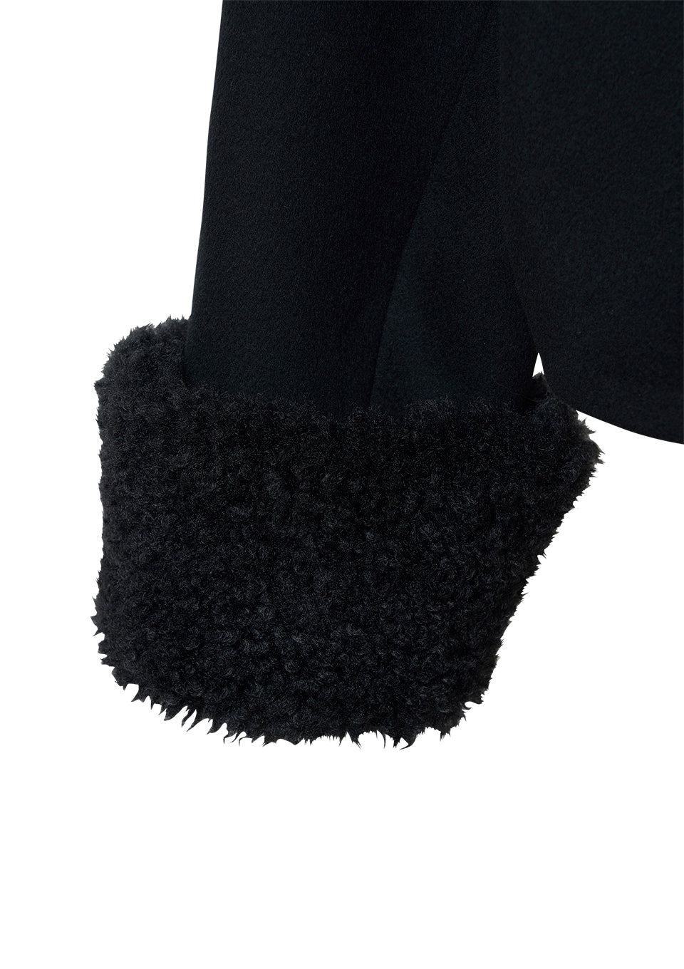 【予約商品】FUR CUFF MELTON SHORTCOAT