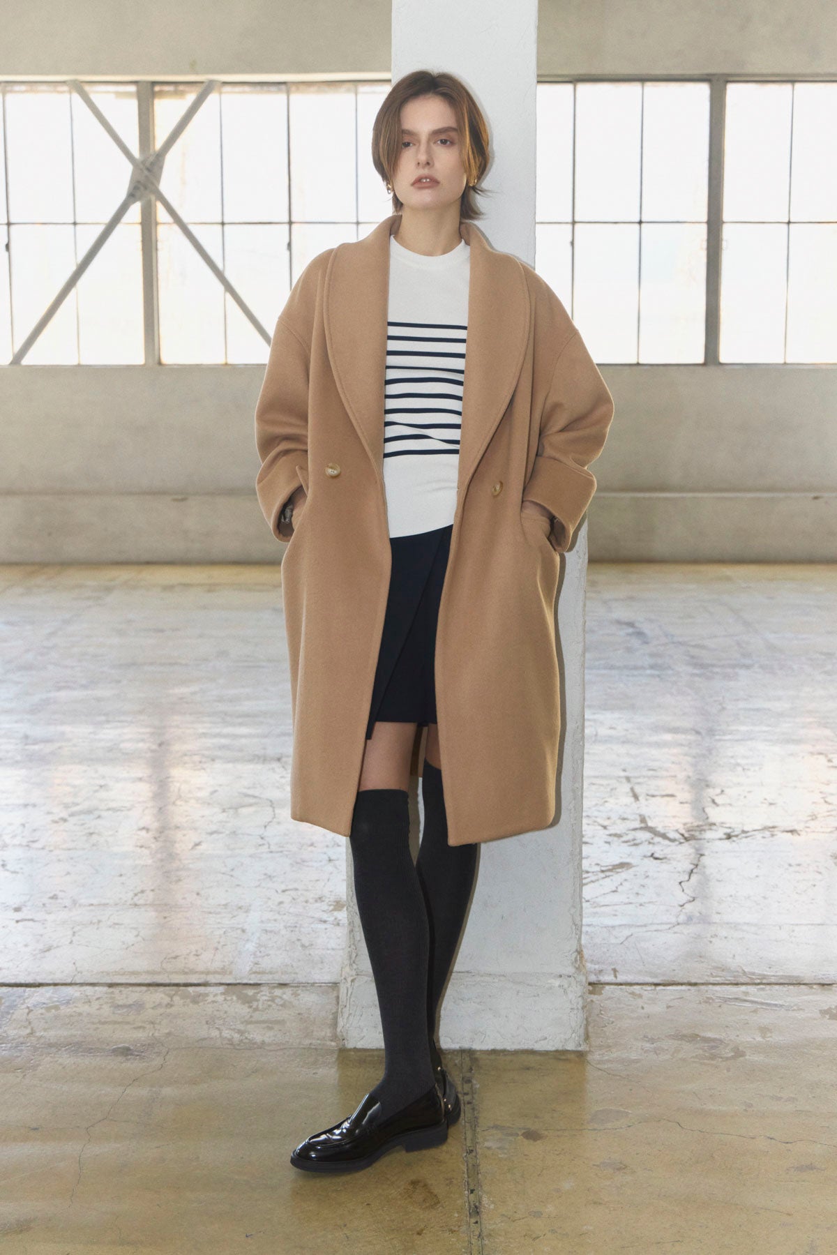 【予約商品】CASHMERE COCOON COAT