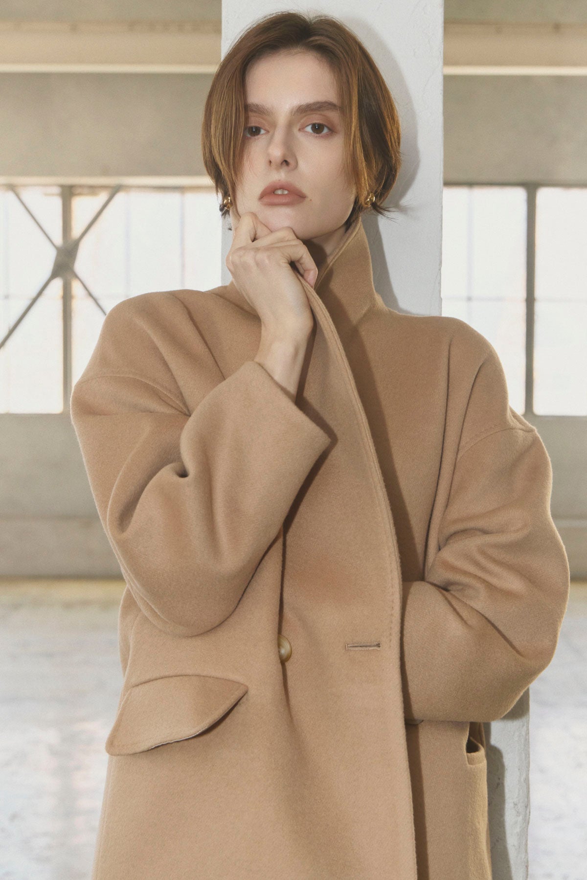 【予約商品】CASHMERE COCOON COAT