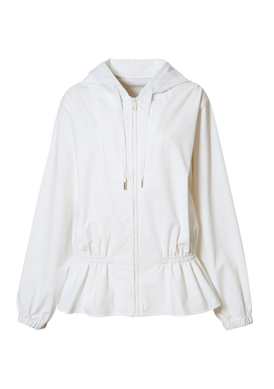 NYLON ZIP HOODIE