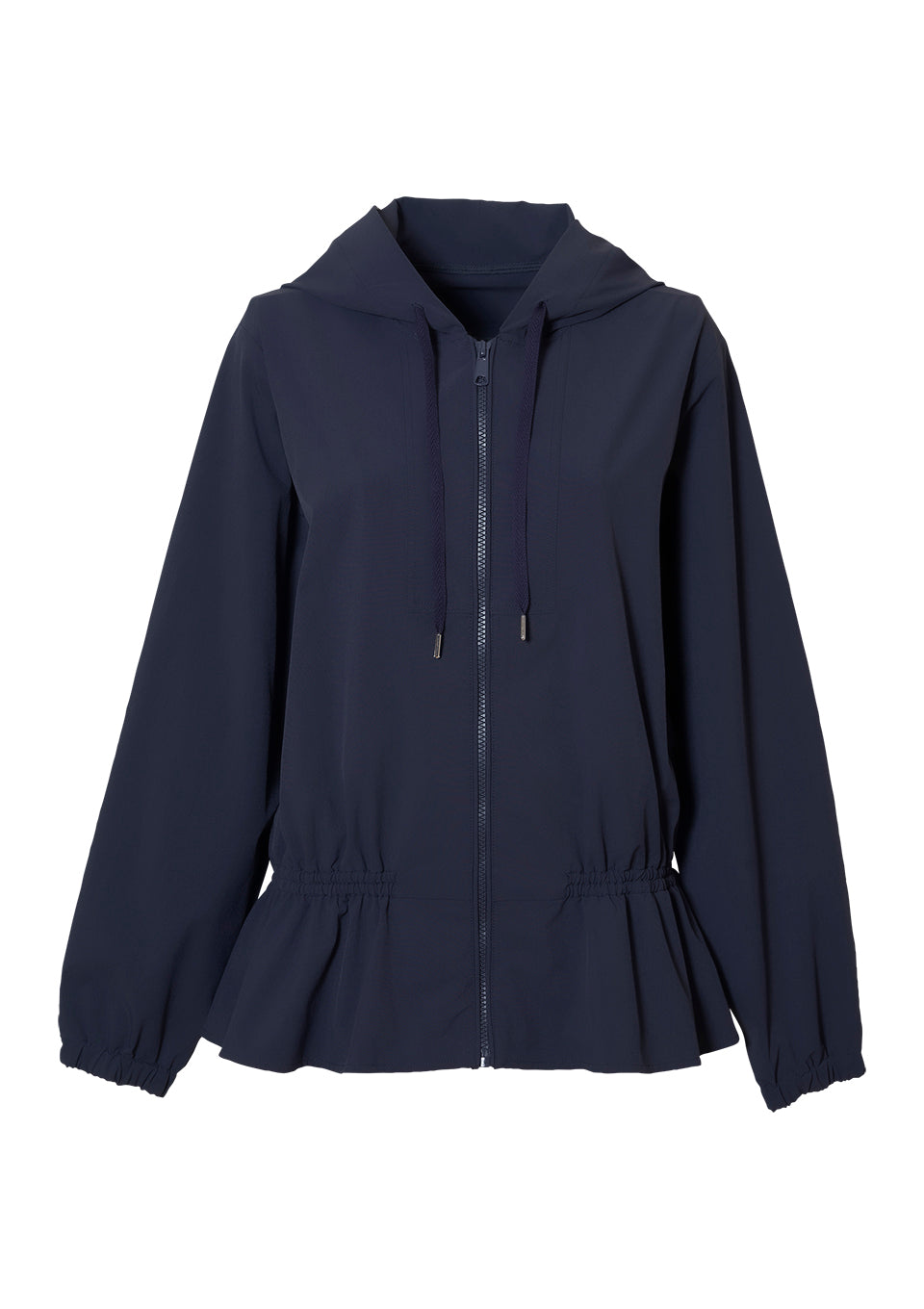 NYLON ZIP HOODIE