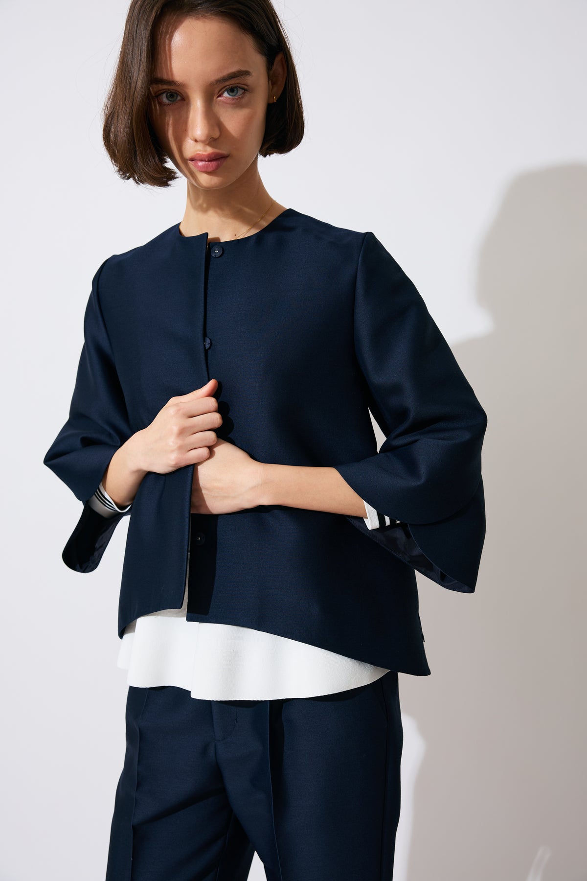 SILK WOOL JACKET