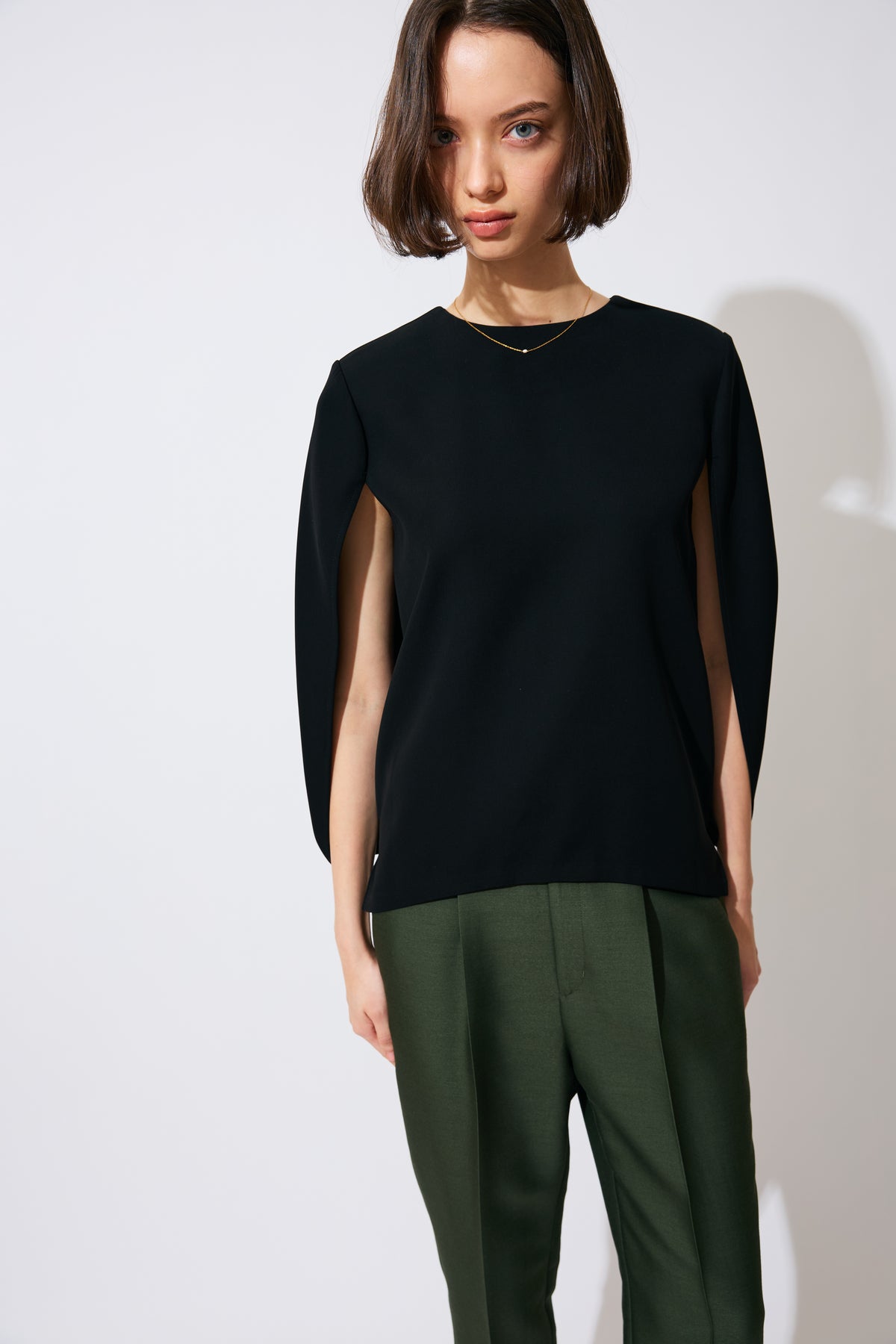 CAPE BLOUSE