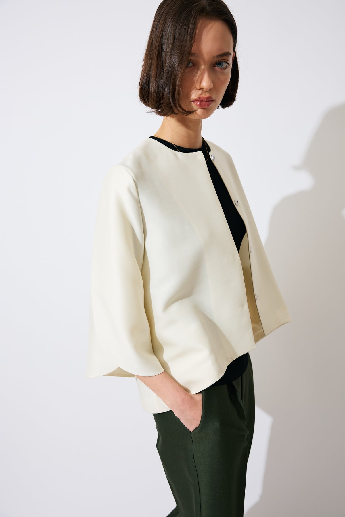SILK WOOL JACKET