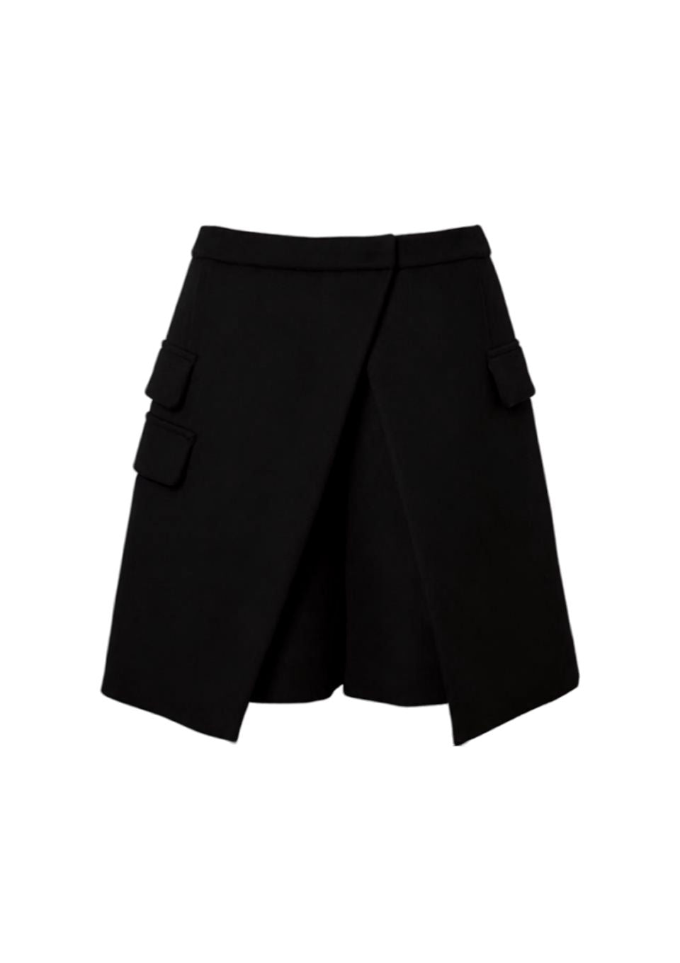 MELTON WOOL SHORTS