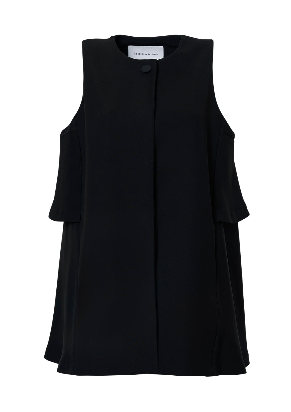 TIERED TWILL GILET