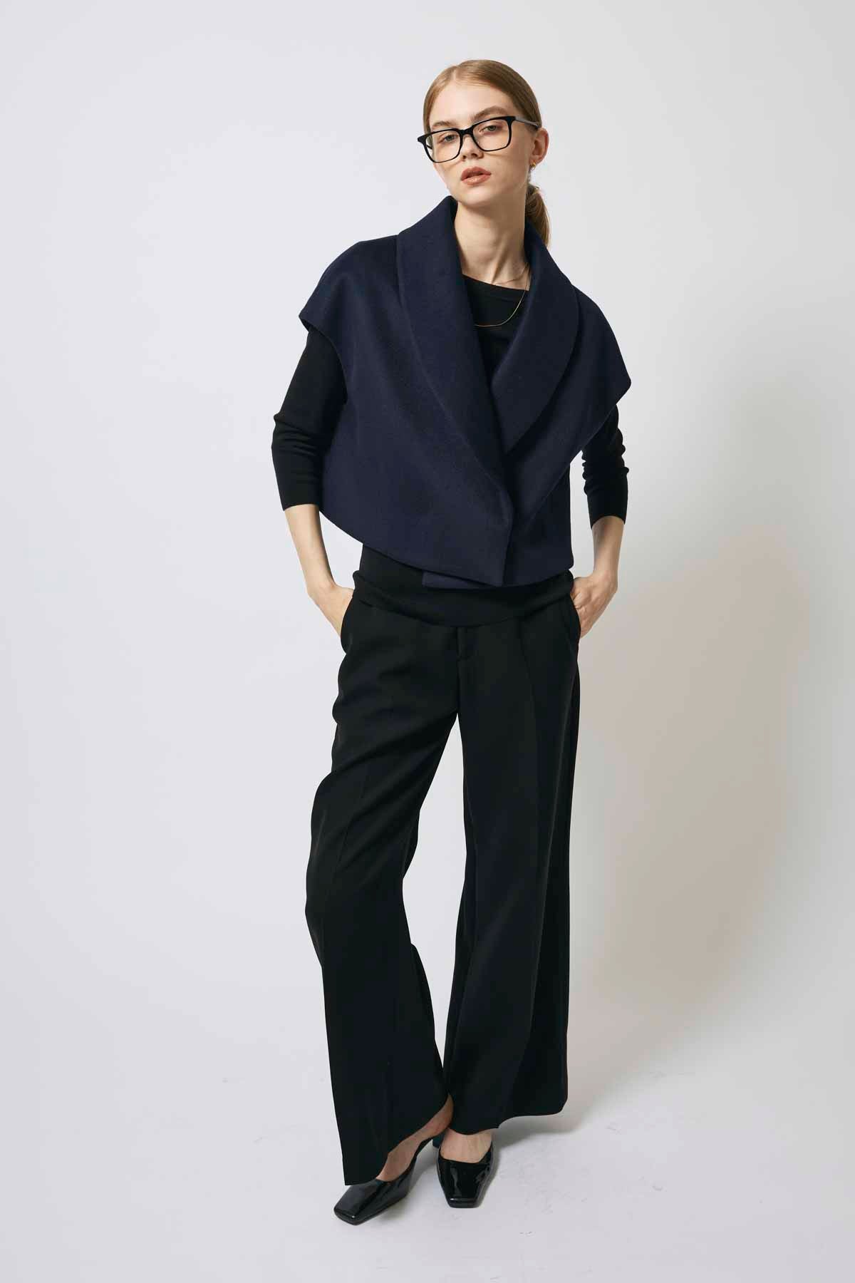 MELTON WOOL GILET