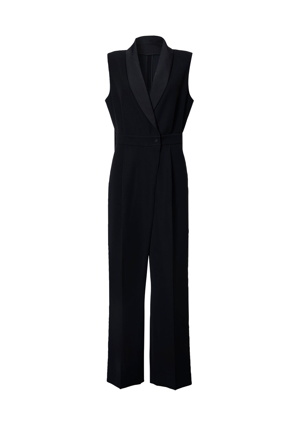 SHAWL COLLAR JUMPSUIT