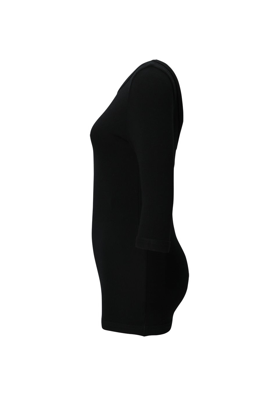 HALF SLEEVE RIB TEE