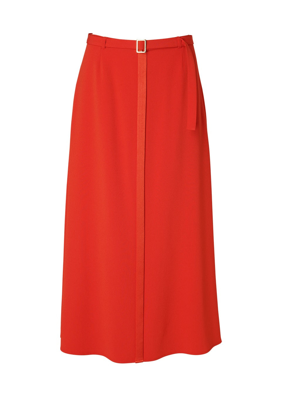 BACK SATIN SKIRT