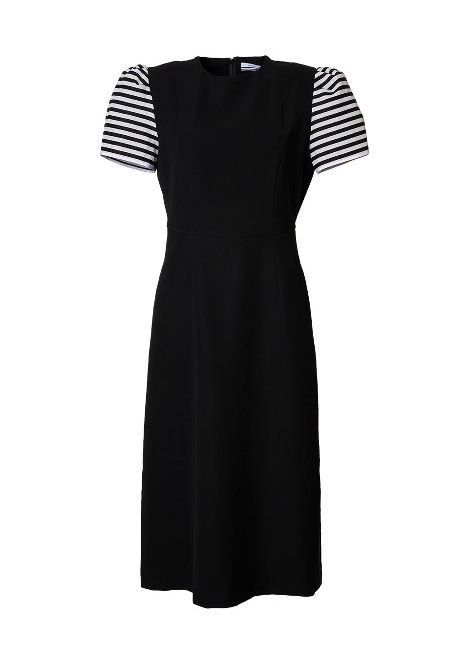 BORDER SLEEVES DRESS
