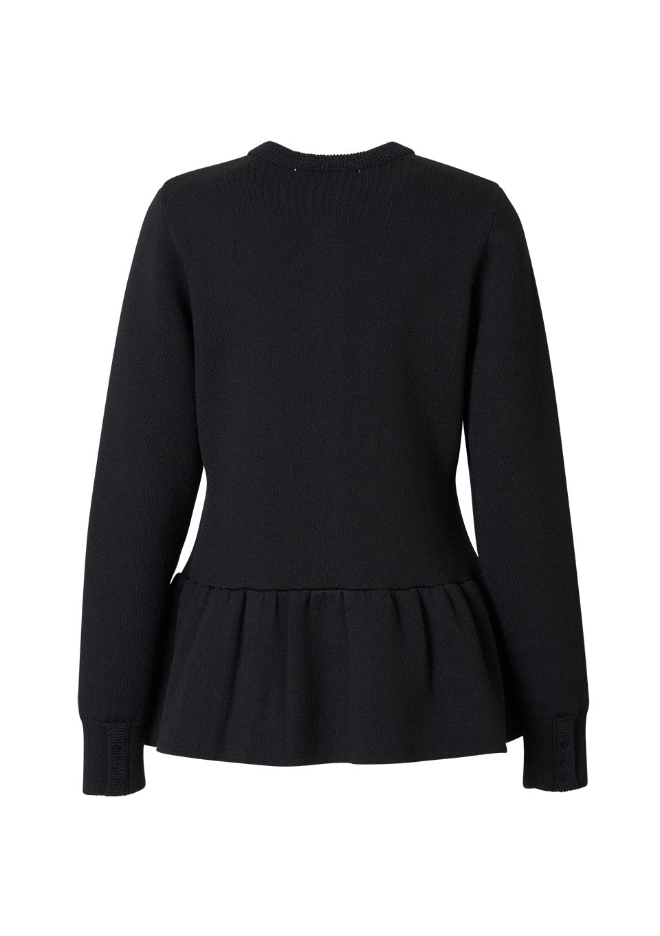 PEPLUM KNIT CARDIGAN