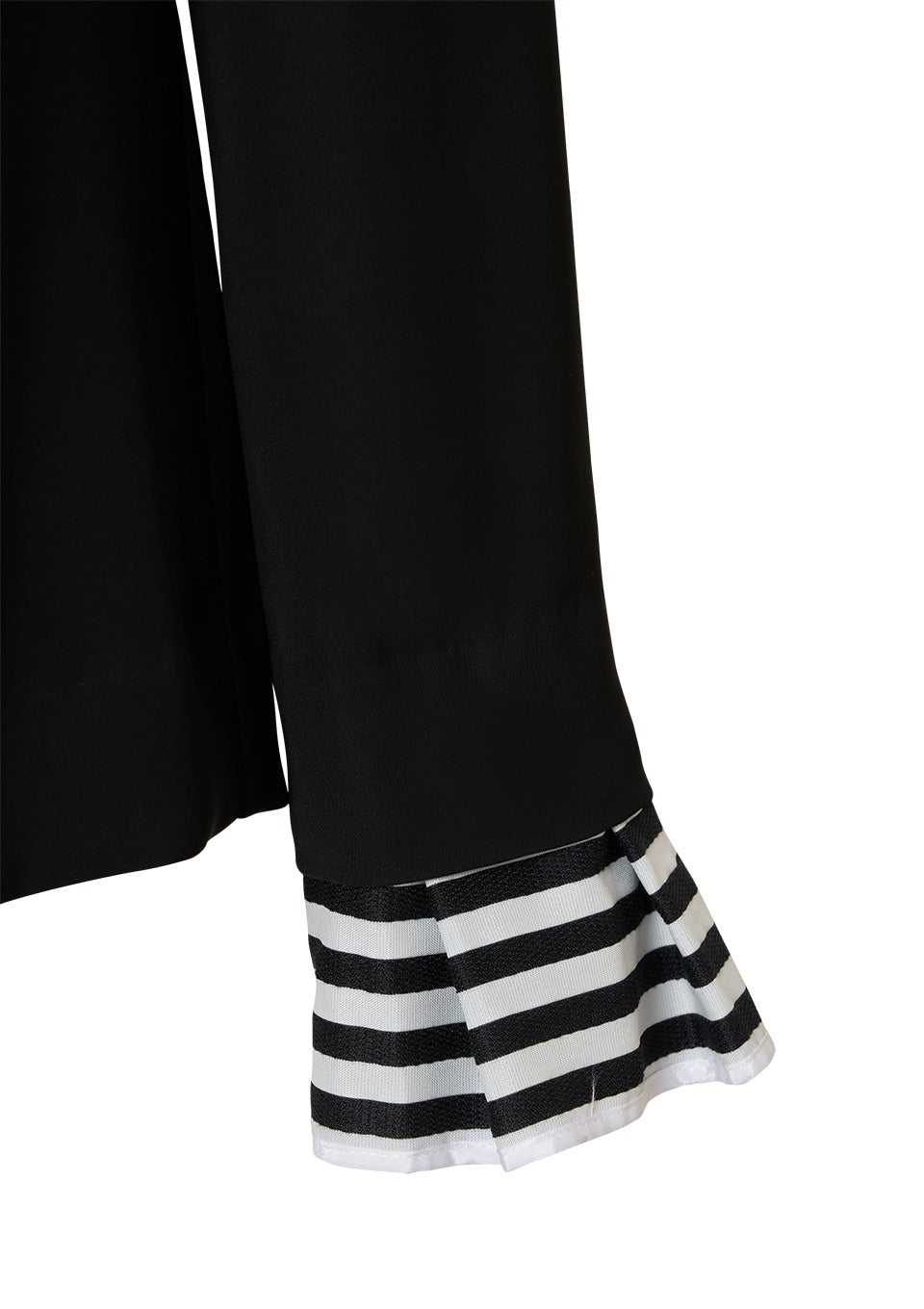 BORDER CUFF BLOUSE